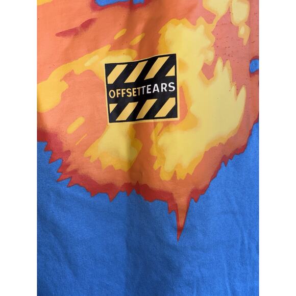 Denim Tears x Offset Medium Blue Set It Off #1 Tee - Picture 12 of 13